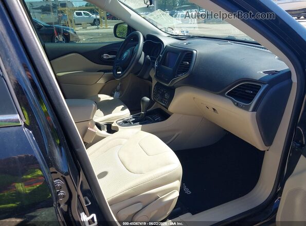 1C4PJLCB1KD147787 2019 JEEP CHEROKEE Black Вид салону спереду