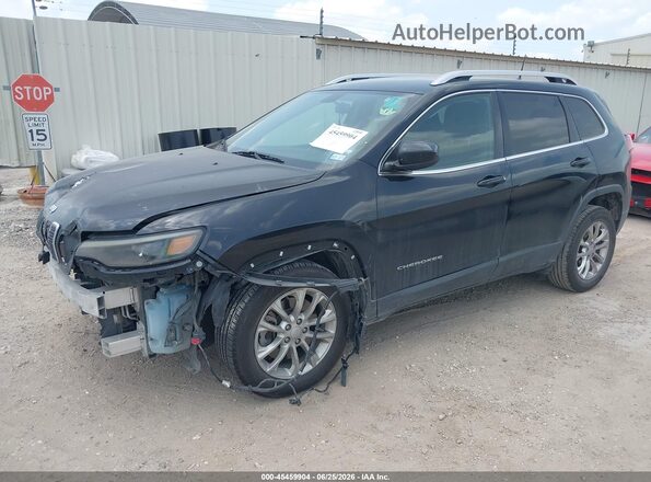 1C4PJLCB1KD203713 2019 JEEP CHEROKEE Black Vista tres cuartos delantera izquierda