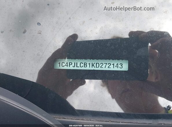 1C4PJLCB1KD272143 2019 JEEP CHEROKEE Silver Widok komory silnika