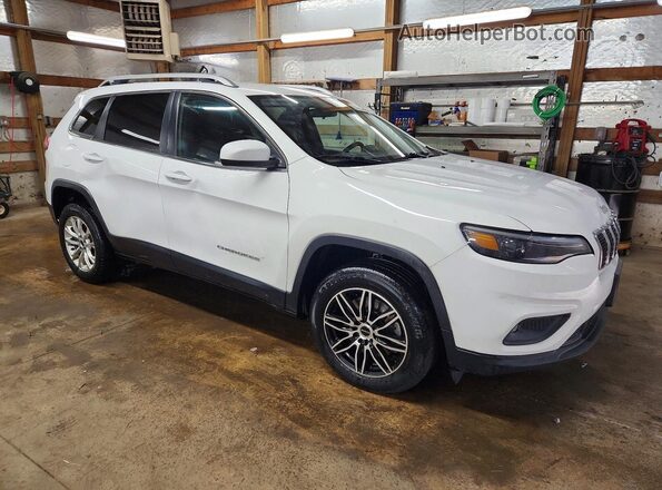 1C4PJLCB1KD377068 2019 JEEP CHEROKEE White Front right