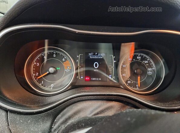 1C4PJLCB1KD377068 2019 JEEP CHEROKEE White Instrument cluster view