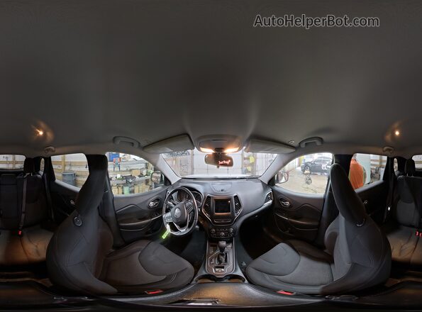 1C4PJLCB1KD377068 2019 JEEP CHEROKEE White 360 interior view