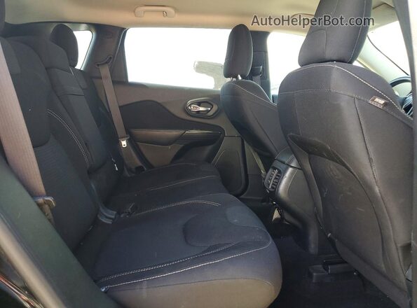 1C4PJLCB2HW508554 2017 JEEP CHEROKEE Black უკანა სალონის ხედი