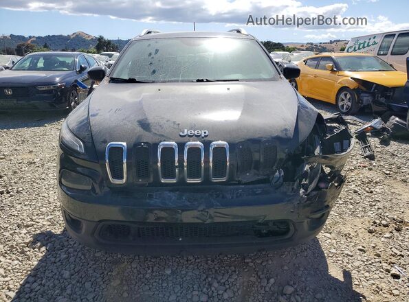 1C4PJLCB2HW508554 2017 JEEP CHEROKEE Black წინა ხედი