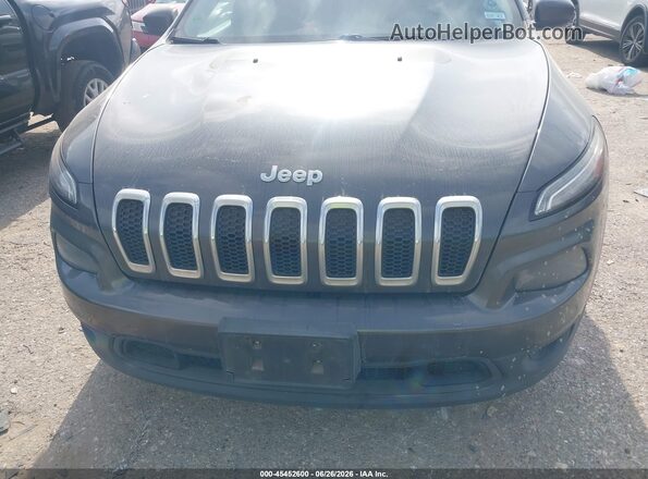 1C4PJLCB2HW574134 2017 JEEP CHEROKEE Gray Front view