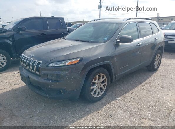 1C4PJLCB2HW574134 2017 JEEP CHEROKEE Gray Front left