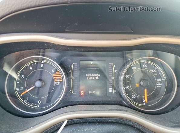 1C4PJLCB2HW642125 2017 JEEP CHEROKEE Black Instrument cluster view