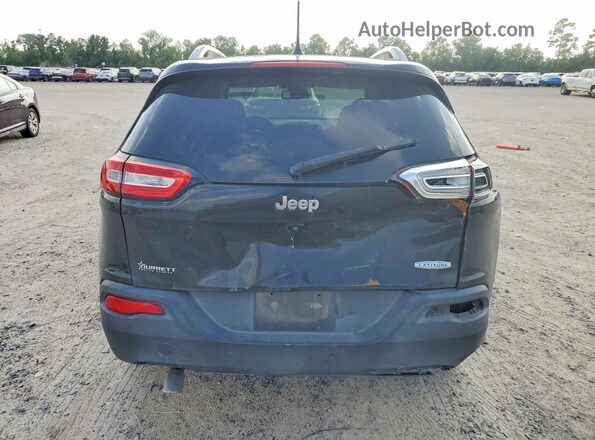 1C4PJLCB2HW642125 2017 JEEP CHEROKEE Black Rear view