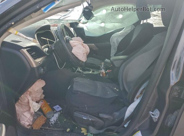 1C4PJLCB2JD544049 2018 JEEP CHEROKEE Gray Widok wnętrza z przodu