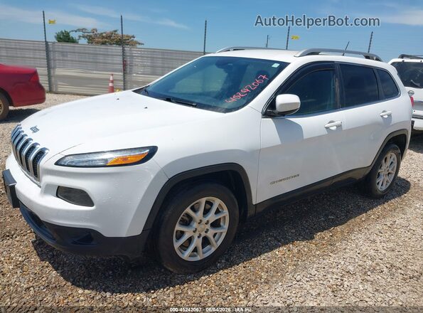 1C4PJLCB2JD615797 2018 JEEP CHEROKEE White Vista tres cuartos delantera izquierda