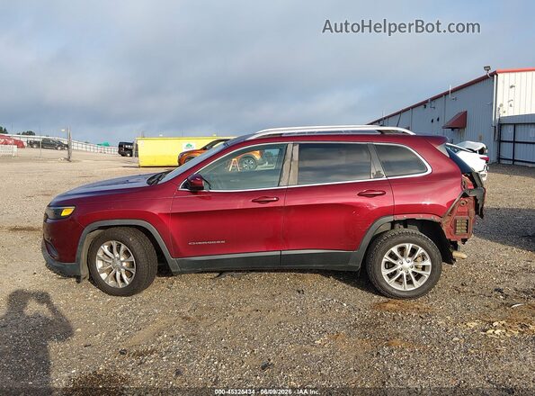 1C4PJLCB2KD109534 2019 JEEP CHEROKEE Maroon 
