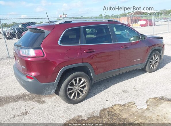 1C4PJLCB2KD222934 2019 JEEP CHEROKEE Бордовый Задняя правая четверть