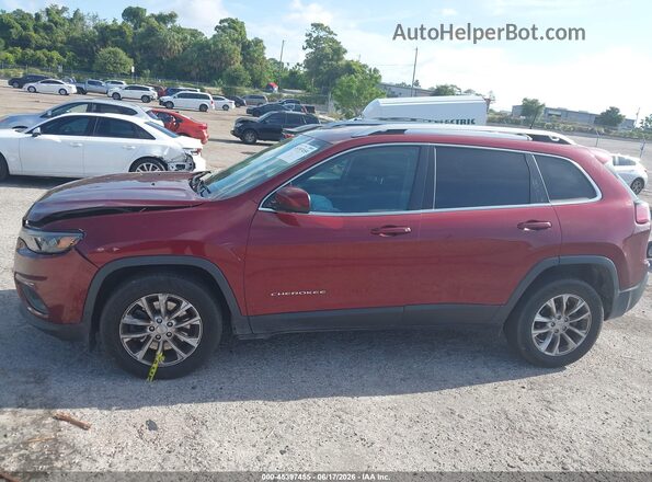 1C4PJLCB2KD222934 2019 JEEP CHEROKEE Бордовый Панорамный вид салона 360°