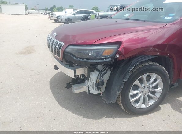 1C4PJLCB2MD154847 2021 JEEP CHEROKEE Red Vista frontal