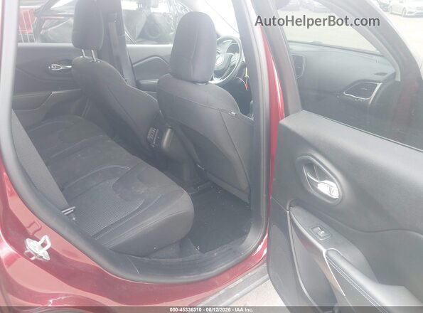 1C4PJLCB2MD154847 2021 JEEP CHEROKEE Red Vista de la etiqueta del VIN