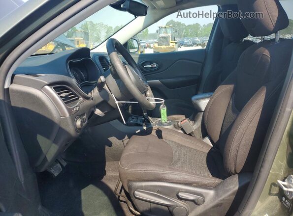 1C4PJLCB2MD155559 2021 JEEP CHEROKEE Green წინა სალონის ხედი