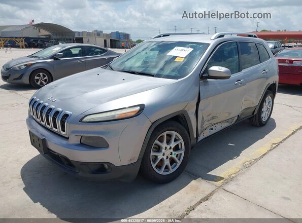 1C4PJLCB3GW293751 2016 JEEP CHEROKEE Silver Առջևի ձախ երեք քառորդ տեսարան