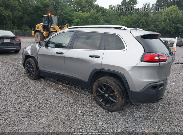 1C4PJLCB3HW596272 2017 JEEP CHEROKEE Silver Задня ліва чверть