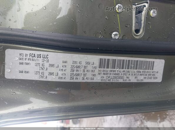 1C4PJLCB3KD365651 2019 JEEP CHEROKEE Green Engine compartment view