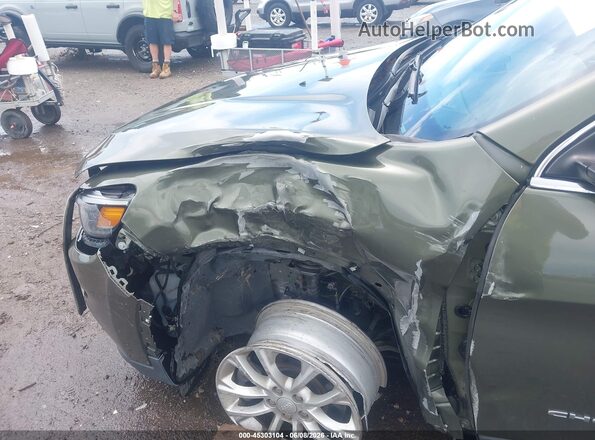 1C4PJLCB3KD365651 2019 JEEP CHEROKEE Green Front view