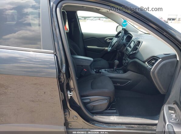 1C4PJLCB3LD654031 2020 JEEP CHEROKEE Black Вид салону спереду