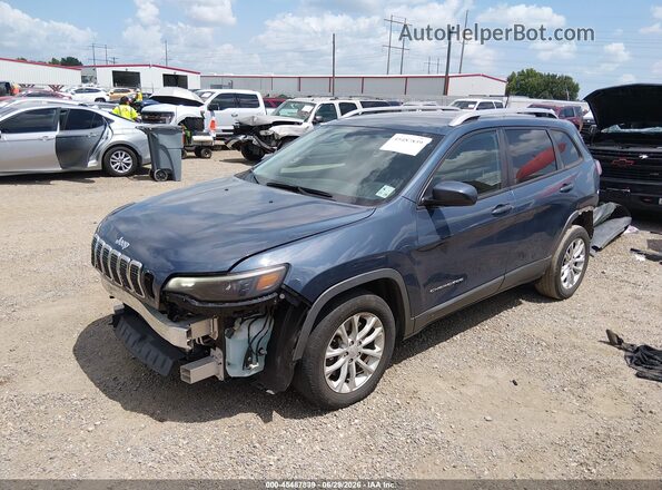 1C4PJLCB3MD136650 2021 JEEP CHEROKEE Blue Front left