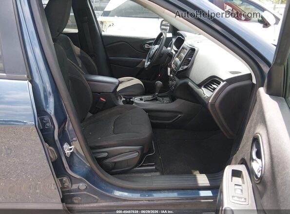 1C4PJLCB3MD136650 2021 JEEP CHEROKEE Blue Front interior view