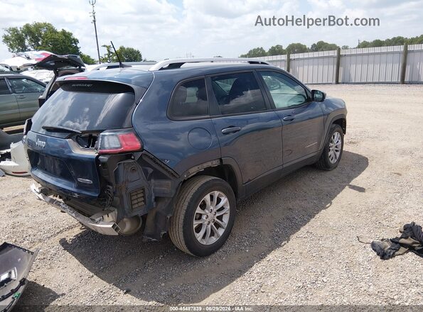 1C4PJLCB3MD136650 2021 JEEP CHEROKEE Blue Rear right