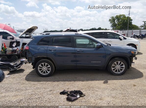 1C4PJLCB3MD136650 2021 JEEP CHEROKEE Blue 360 interior view