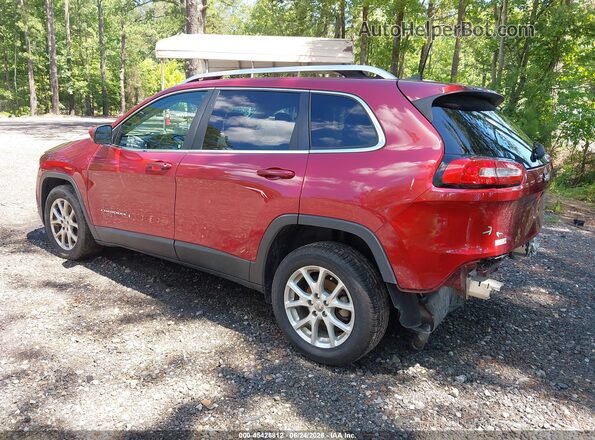 1C4PJLCB4HD216514 2017 JEEP CHEROKEE Red Trasero izquierdo