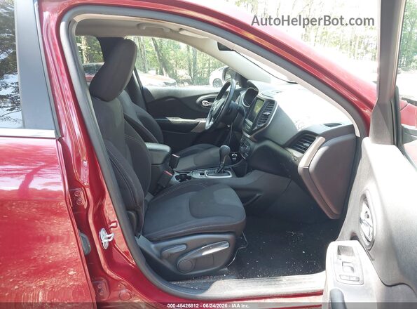 1C4PJLCB4HD216514 2017 JEEP CHEROKEE Red Vista interior delantera