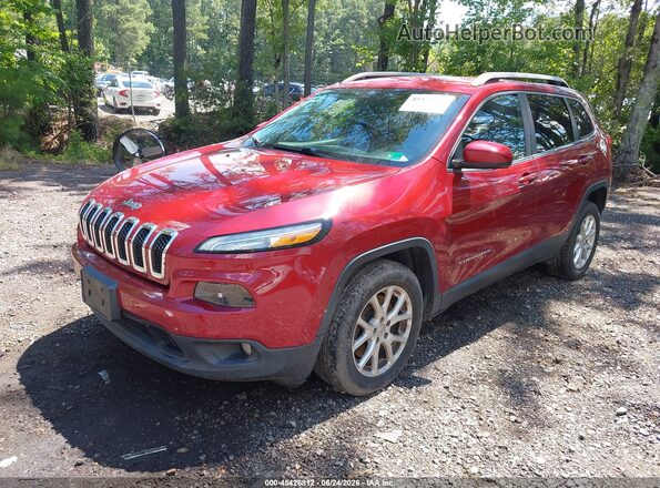 1C4PJLCB4HD216514 2017 JEEP CHEROKEE Red Vista tres cuartos delantera izquierda
