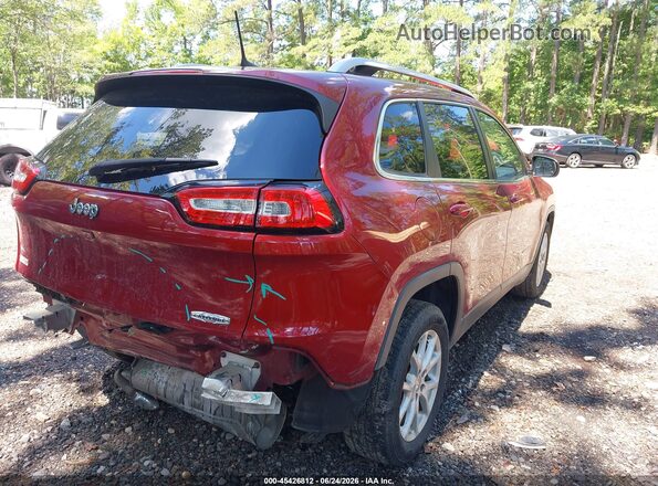 1C4PJLCB4HD216514 2017 JEEP CHEROKEE Red Trasero derecho
