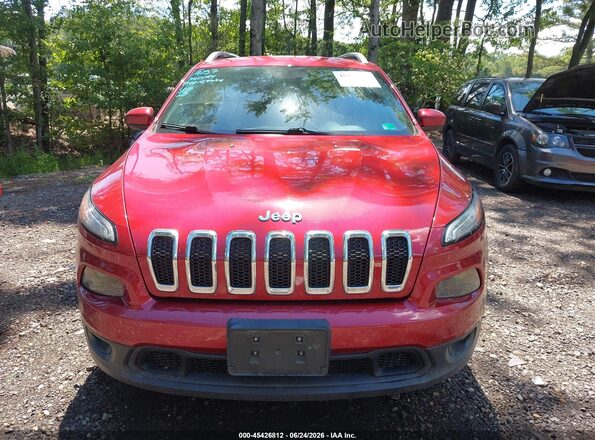1C4PJLCB4HD216514 2017 JEEP CHEROKEE Red Vista del cuadro de instrumentos
