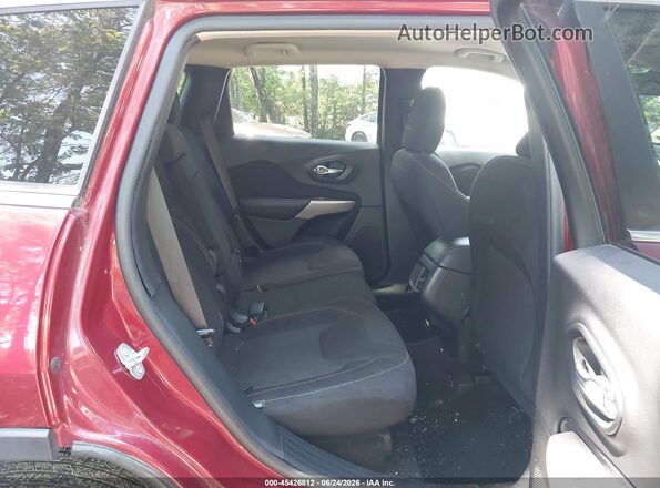 1C4PJLCB4HD216514 2017 JEEP CHEROKEE Red Vista de la etiqueta del VIN