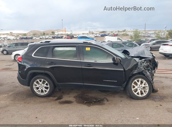 1C4PJLCB4HD236391 2017 JEEP CHEROKEE Black უკანა სალონის ხედი