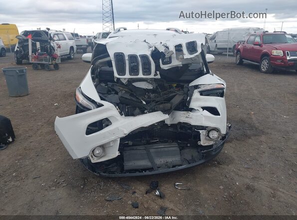 1C4PJLCB4HW603522 2017 JEEP CHEROKEE Белый Вид задней части салона