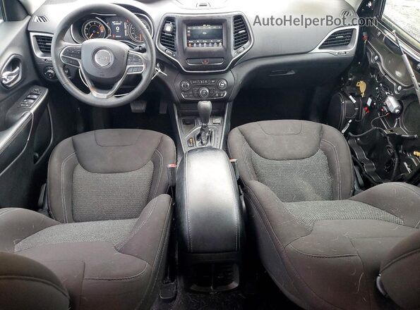 1C4PJLCB4KD339754 2019 JEEP CHEROKEE Black Առջևի վահանակի տեսք