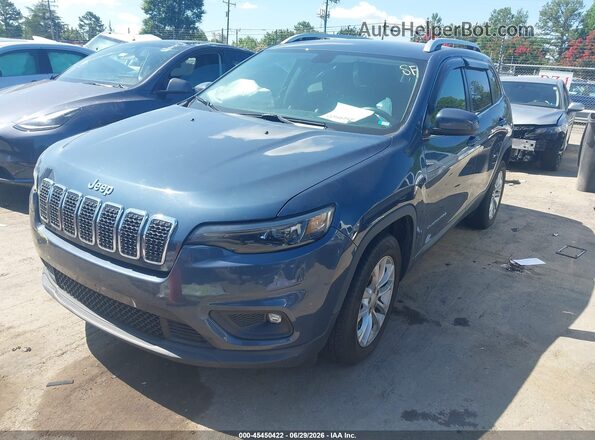 1C4PJLCB4KD381373 2019 JEEP CHEROKEE Blue Առջևի ձախ երեք քառորդ տեսարան