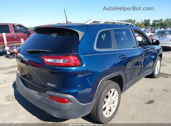 1C4PJLCB5JD605605 2018 JEEP CHEROKEE Blue Rear right