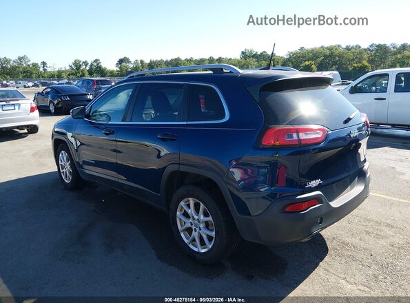 1C4PJLCB5JD605605 2018 JEEP CHEROKEE Blue Rear left
