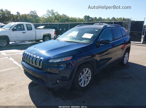 1C4PJLCB5JD605605 2018 JEEP CHEROKEE Blue Front left