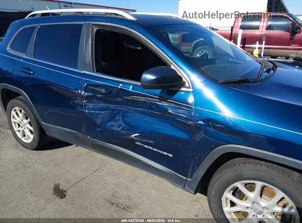 1C4PJLCB5JD605605 2018 JEEP CHEROKEE Blue Front view