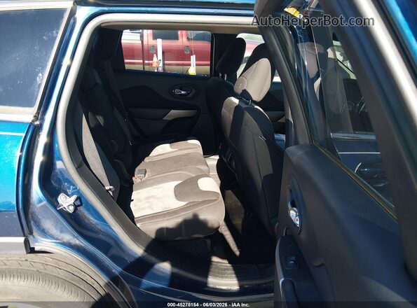 1C4PJLCB5JD605605 2018 JEEP CHEROKEE Blue VIN sticker view