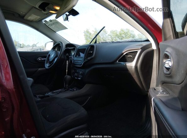 1C4PJLCB5KD145072 2019 JEEP CHEROKEE Red Widok wnętrza z przodu
