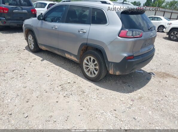 1C4PJLCB5KD220384 2019 JEEP CHEROKEE Silver Trasero izquierdo