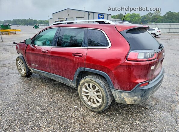 1C4PJLCB5KD332229 2019 JEEP CHEROKEE Red უკანა მარცხენა