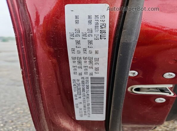 1C4PJLCB5KD332229 2019 JEEP CHEROKEE Red VIN კოდის სტიკერის ხედი