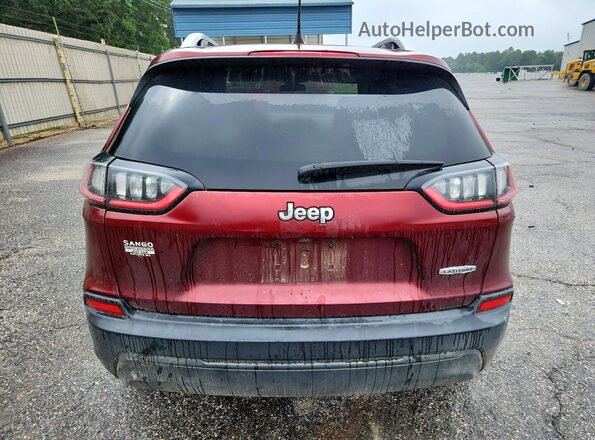 1C4PJLCB5KD332229 2019 JEEP CHEROKEE Red უკანა ხედი