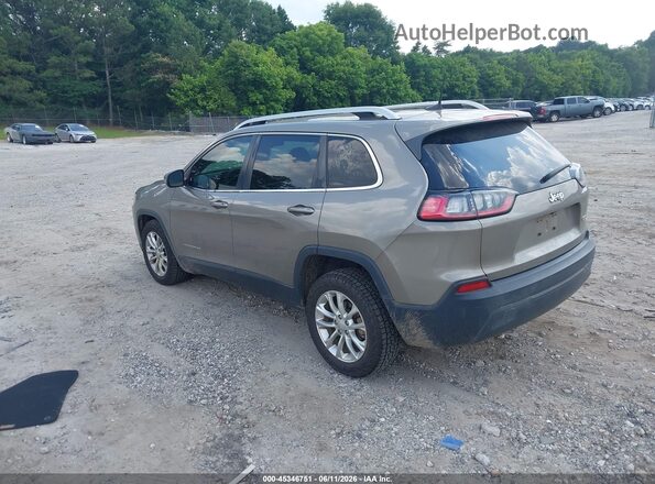 1C4PJLCB5KD373749 2019 JEEP CHEROKEE Beige Trasero izquierdo